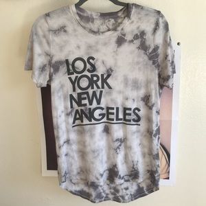 Marble printed tee
